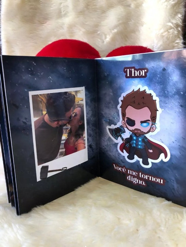 Livrinho 7 Formas De Eu Te Amo Marvel Disney