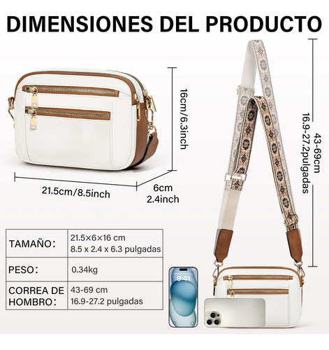 Sjx Bolsos De Moda Bolsa Dama Bolsos Bandolera Crossbody