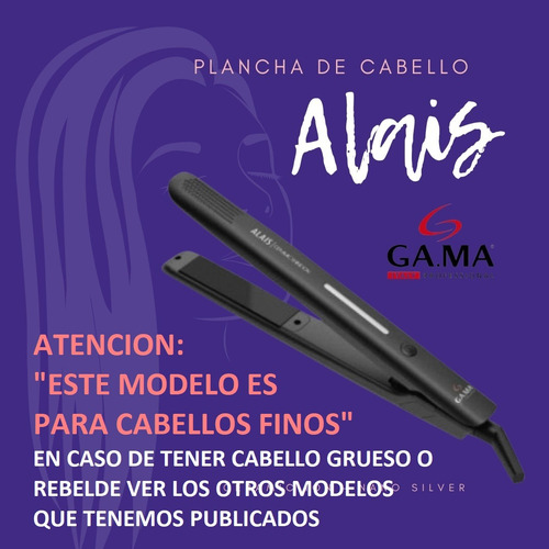 Imagen 2 de 10 de Gama (38) Planchita Profesional De Pelo Alisador Garantia Oficial Plancha Alisadora Cabello - Alisado - Brillo Antifrizz
