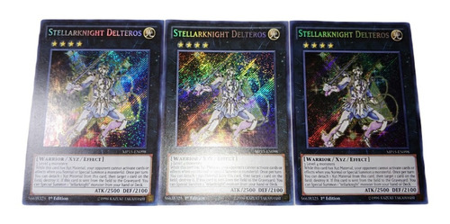 Yu-gi-oh! 3x Stellarknight Delteros Mp15-en098
