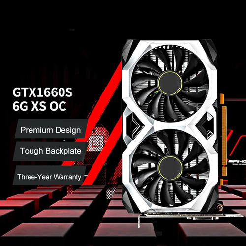 Tarjeta Gráfica Gdrr6 1660s Fans Pciex16 Gtx.. 0