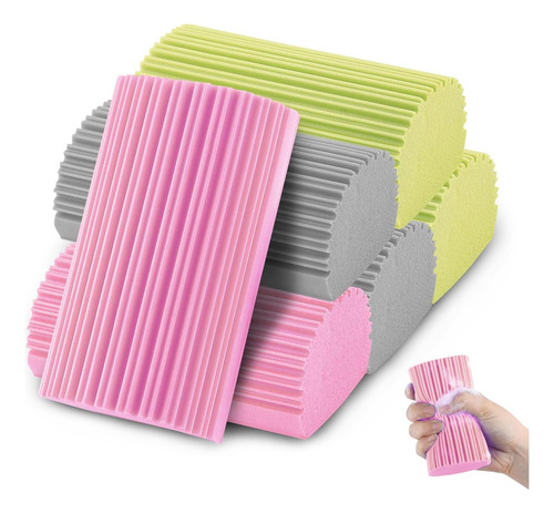 6 Pcs Húmedo Esponja De Plumas, Borrador De Esponja Mágica,