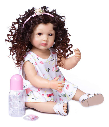 Kokomandy Reborn Baby Dolls Silicone Full Body Girl 22 Pulga