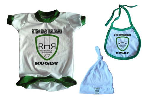 Set Bebe Body + Extras Rugby Retiro Rugby Hurlingham