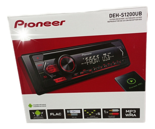 Reproductor Con Cd Pionner Deh-s1200ub