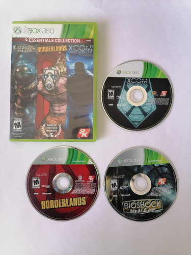 Bioshock + Borderlands + Xcom Enemy Unknown Xbox 360