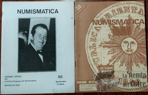 Dos Boletines Instituto Uruguayo De Numismatica- Nº50 / Nº51