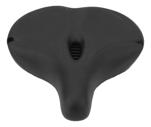 Selim De Bicicleta Absorvente Preto Preto E Espuma Viscoelás