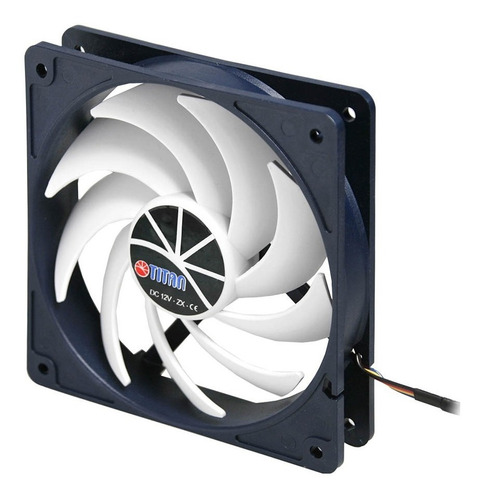 Fan 120mm 4pin Pwm 25mm Espesor 2200rpm Ruleman Titan