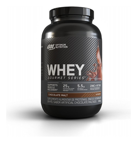 Whey Protein Gourmet 100% 900g Optimum Nutrition Sabor Chocolate