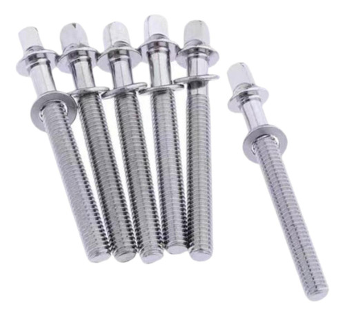 6x Varillas De Tensión Del Tambor Tornillos De M5x50mm