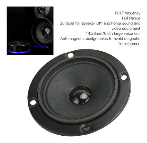 N Altavoz Tweeter De 3 Pulgadas, Alta Fidelidad, 4 Ohmios,