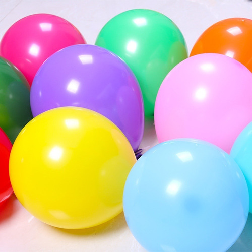 Balão Bexiga Liso Festa Decoração 9 Polegadas Com 50 Und