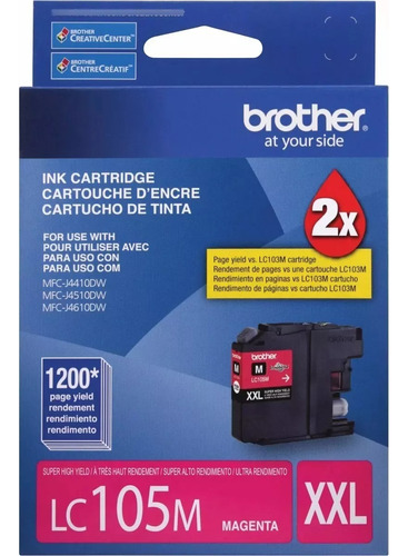 Cartucho Brother Lc105xxl  Magenta   Original J6720 J4510 