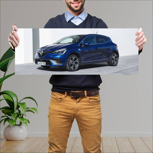 Cuadro 30x80cm Auto 2019 Renault Clio Rs Line 91 165