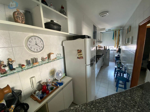 Imagem 10 de 15 de Amplo Apartamento De 1 Dormitório, 1 Vaga, Prédio Frente Praia Na Tupi - Si1868