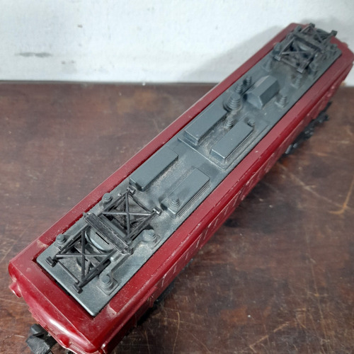 Locomotiva Trem Ferrorama Bordô Antiga Não Liga. Xp 1500