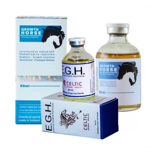 Egh Celtic + Growth Horse Crescimento Força De Equinos 50ml