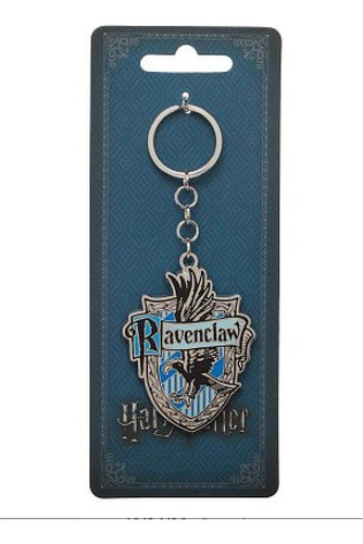 Llavero Metalico Bioworld Harry Potter Original Ravenclaw Azul