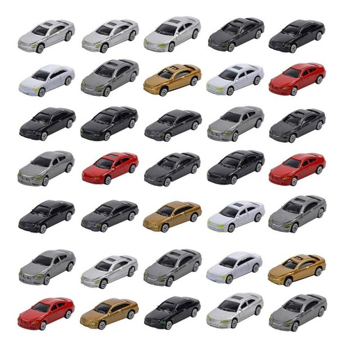 50pcs Ho Escala Modelo Coche 1:87 Edificio Tren Paisaje Nuev