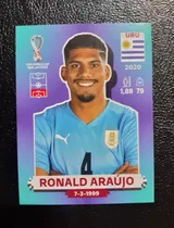 Comprar Figurita Mundial Qatar 2022 Azul Europa Ronald Araujo