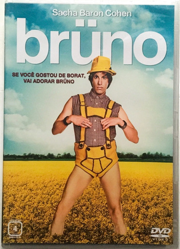 Dvd Bruno - Sacha Baron Cohen - Novo Lacrado