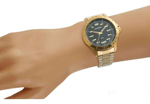 Imagem 3 de 3 de Relógio Masculino Dourado Mondaine 99468gpmvde1