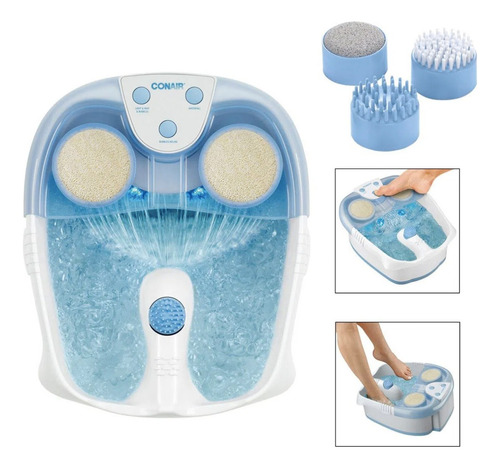 Tina De Hidromasaje Para Pies Exfoliante Pedicure Conair Spa