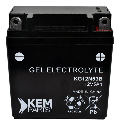 Bateria 12n5-3b Kemparts De Gel Keller Kn110 2020 Kymco Cuot