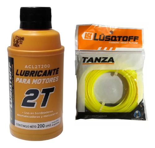 Tanza Para Desmalezadora Mas Aceite 2t Para Motor 200cc