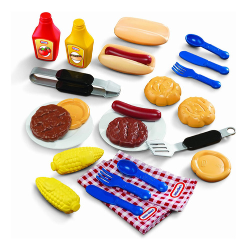Set De Juguetes Plástico Little Tikes Para Barbacoa Infantil Color
