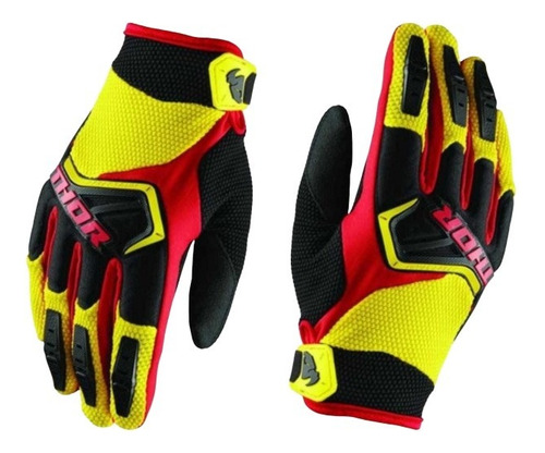 Guantes Moto-bici Tela Thor Motocross Carrera Spectrum