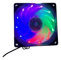 Comprar Fan Led Rainbow Rgb 80x80mm Cooler Gabinete Gamer Led Rgb Rainbow