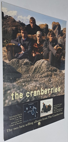 The Cranberries / Afiche Original Island Récords Ltd Promo (Usado)