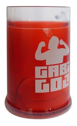 Imagem 5 de 5 de Mini Caneca Gel Vermelha Oficial Gabigol 300ml