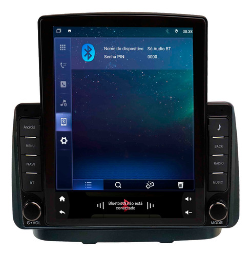 Multimídia Tesla Soaudio S8 Line Doblô 02/21 Octacore 4+64gb