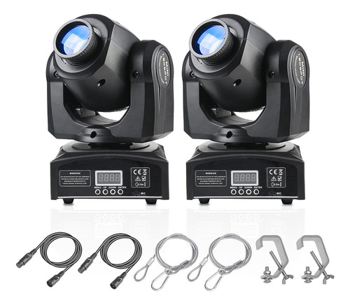 ~? (2pack) Luz Led De Cabeza Móvil Mini 30w Dj Moving Head G