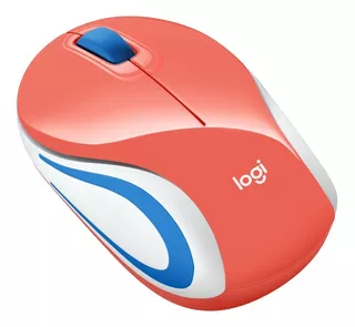 Mouse Óptico Logitech M187 Inalámbrico Usb 910-005362 Coral