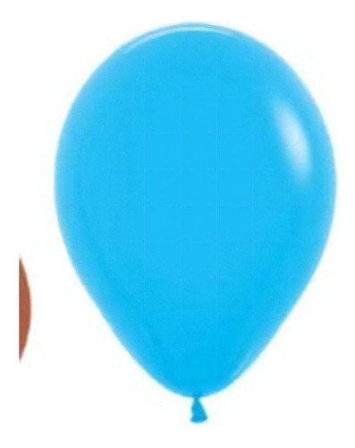 Balão Látex Fashion R24 3 Unid Balloons Cor Azul