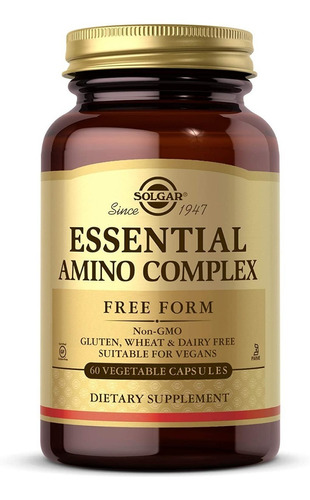 Essential Amino Complex 75 Mg Solgar 60 Capsulas Vegetales