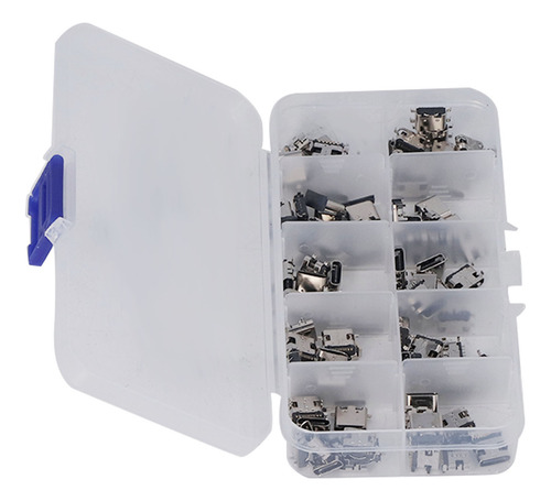 Conector De Enchufe Hembra Usb Tipo C De 100 Piezas Para Acc
