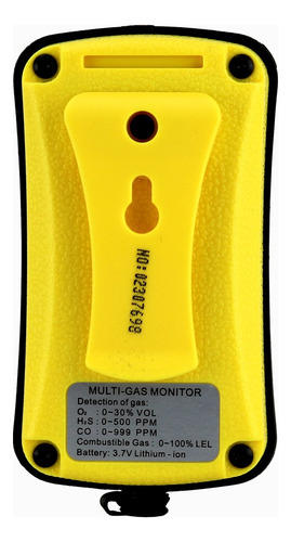 Monitor Digital De Gas Múltiple O2 H2s Co Lel 4 In 1 Y