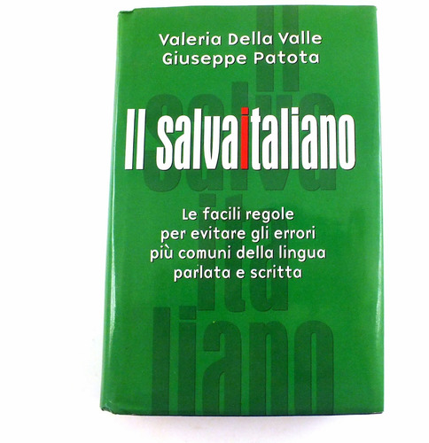 Livro Il Salvaitaliano Valeria Della Valle Giuseppe P. B3942