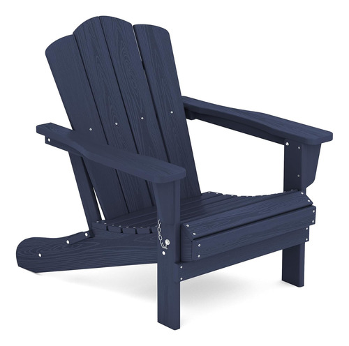 Silla De Adirondack Plegable Kingyes, Relajante Apilable | C