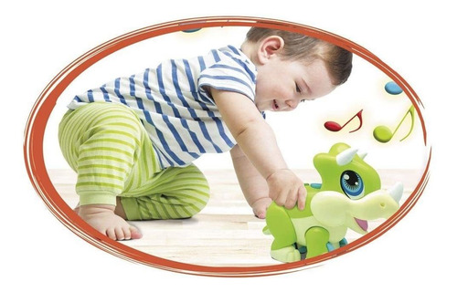 Imagem 2 de 4 de Fun Junior Megasaur Triceratopos Baby Musical