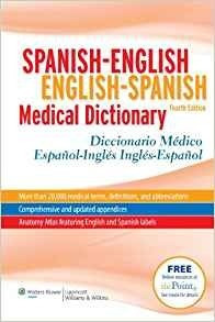 Españolenglish Englishspanish Medical Dictionary Diccionario