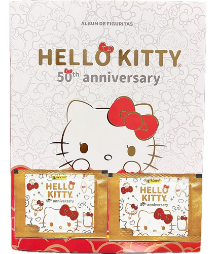 Álbum De Figuritas Hello Kitty 50º Aniversario + 20 Sobres