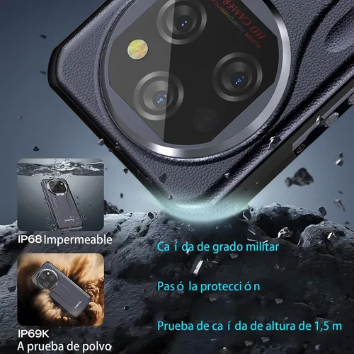 Oukitel Wp39 5g Celular 24gb Ram+256gb Rom, 6.6 Fhd+, 11000m
