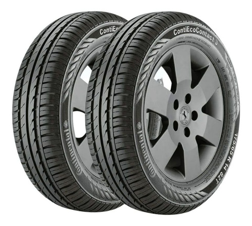 Kit 2 Pneu Renault Kwid 165/70r14 Contiecocontact 3 Aro 14