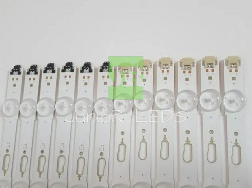Kit 12 Barras Leds Un50ju6500g Frete Rápido + Nf + Novo
